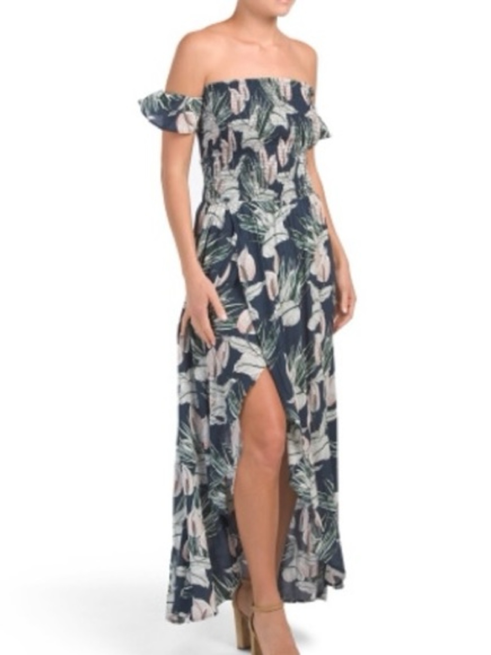 On the Road Floral Maxi Dress- XS